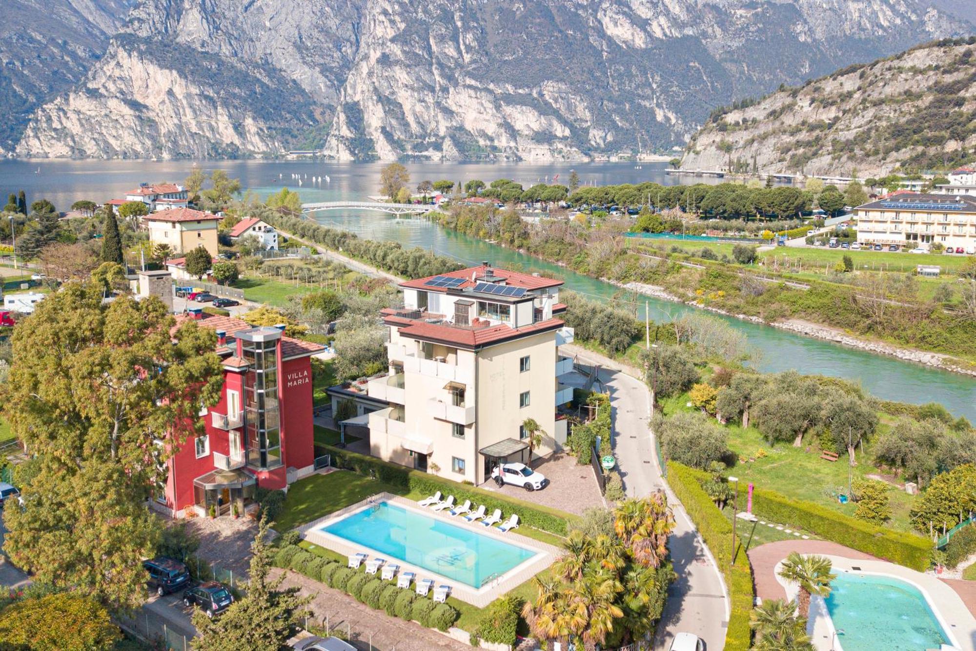 Bike & Wind Hotel Villa Maria Torbole Sul Garda Exterior photo